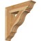 Ekena Millwork Funston Traditional Rough Sawn Bracket, Western Red Cedar, 6"W x 28"D x 28"H BKT06X28X28FST01RWR - alternate 1